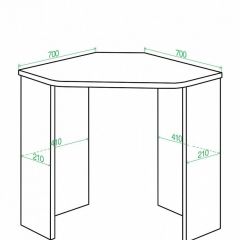 Стол письменный Домино Lite СКЛ-Угл70 | фото 2