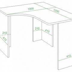 Стол письменный Домино Lite СКЛ-Угл120 | фото 2