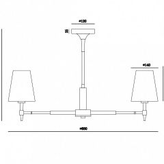 Люстра на штанге Maytoni Zaragoza H001CL-07BS | фото 4