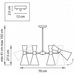 Люстра на штанге Lightstar Dumo 816067 | фото 2