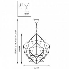 Подвесная люстра Lightstar Gabbia 732267 | фото 4