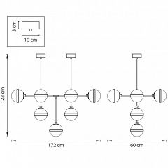 Люстра на штанге Lightstar Globo 813197 | фото 2