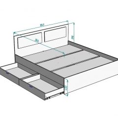 Кровать Ольга L44 (1800) 2 ящика | фото 2