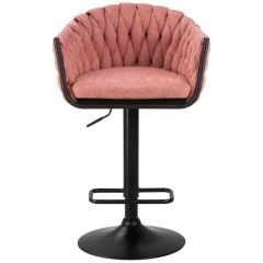 Барный стул 9690-LM Leon розовый / черный | фото 7