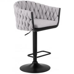 Барный стул 9690-LM Leon серый / черный | фото 3
