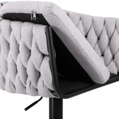 Барный стул 9690-LM Leon серый / черный | фото 8