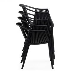 Пластиковый стул Боркас черный | фото 9