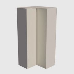 МОРИ МШУ 940 Шкаф угловой (САТИН) | фото 3